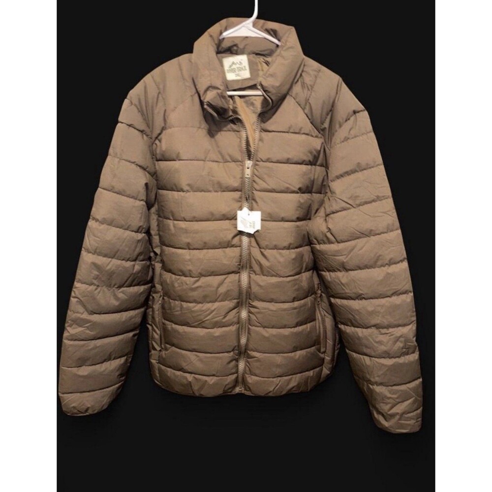 River Trail Lightweight Puffer Jacket XXL Brown